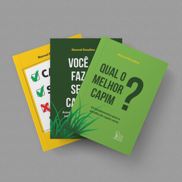 COMBO 4 - Capim, sem engano + Qual o melhor capim? + Você faz seu capim!